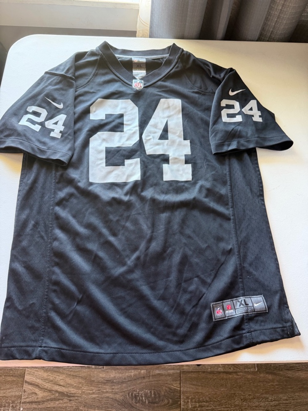 NFL Black #24 Men's Football Jersey by Nike
